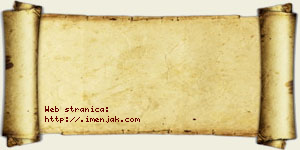 Natalija Peranović vizit kartica